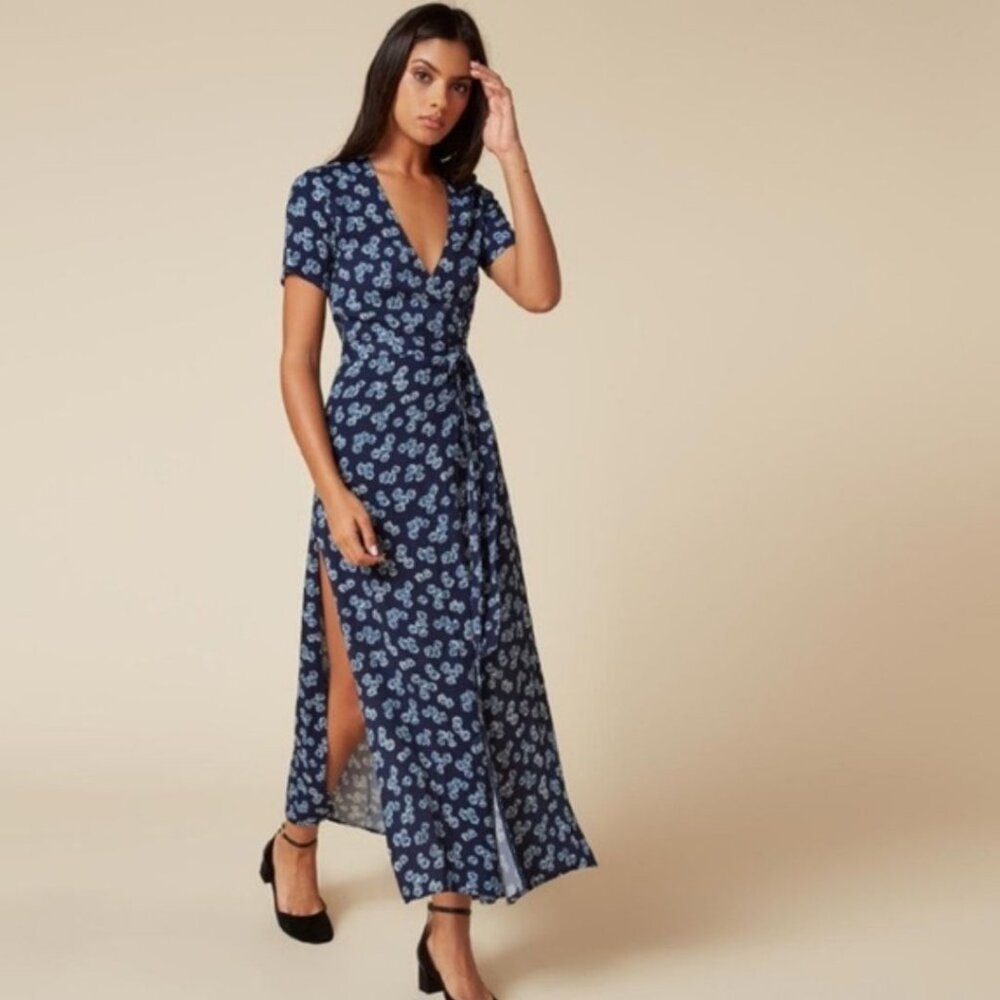 Reformation Alex Maxi Dress Meadow Floral Size XS